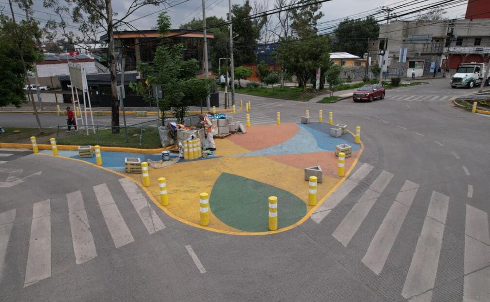 Paola Gómez, titular de la Coordinación Municipal de Movilidad en el Ayuntamiento de Cuautitlán Izcalli, asegura que los trabajos se realizaron para darle prioridad a los peatones. Foto: Especiales