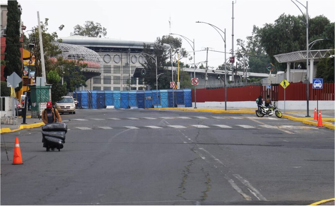 Blindan San Lázaro por toma de protesta de Claudia Sheinbaum. Foto: Carlos Mejía archivo/EL UNIVERSAL