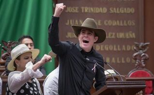 "Métete conmigo… aquí te espero"; diputado del Movimiento del Sombrero responde a Noroña por críticas a Grecia Quiroz