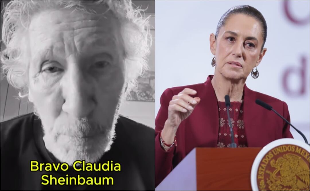Roger Waters habla de Claudia Sheinbaum en su última publicación de Instagram.
Fotos: Instagram, vía @rogerwaters & EL UNIVERSAL / Fernanda Rojas