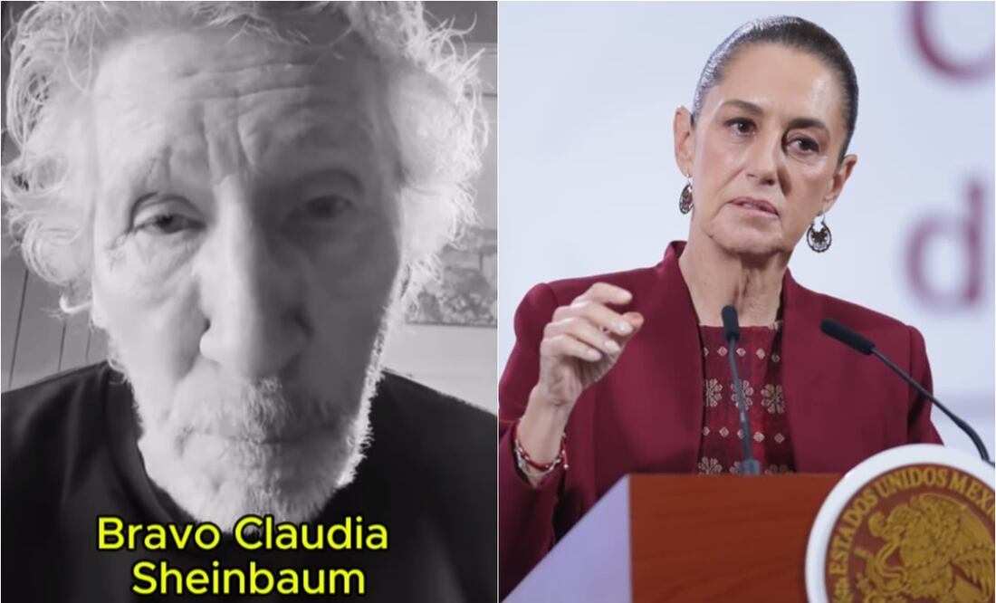Roger Waters habla de Claudia Sheinbaum en su última publicación de Instagram.
Fotos: Instagram, vía @rogerwaters & EL UNIVERSAL / Fernanda Rojas