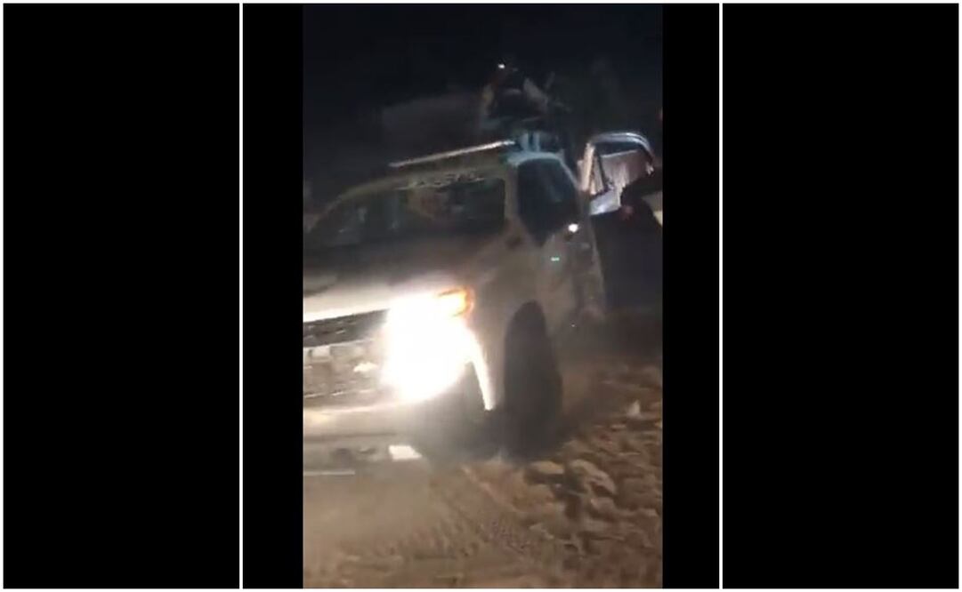 Video: Pobladores corren a miembros de la Guardia Nacional