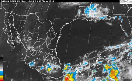 Lluvias de fuertes a intensas se prevén en el sureste