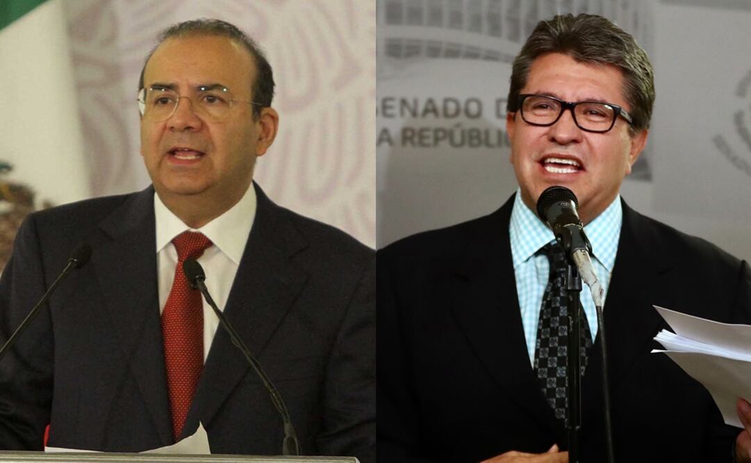 Alfonso Navarrete Prida y Ricardo Monreal. (FOTO: archivo. EL UNIVERSAL)