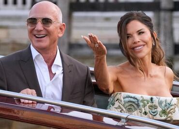 Lauren Sánchez luce vestido de novia con corte sirena en su boda con Jeff Bezos
