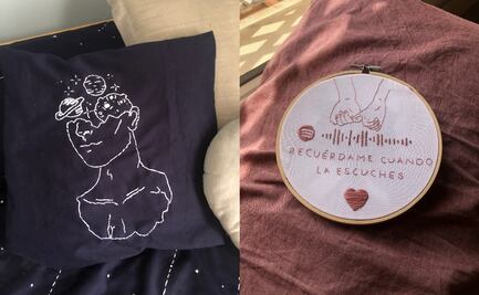 Joven español crea bordados con códigos de canciones y enloquece las redes sociales