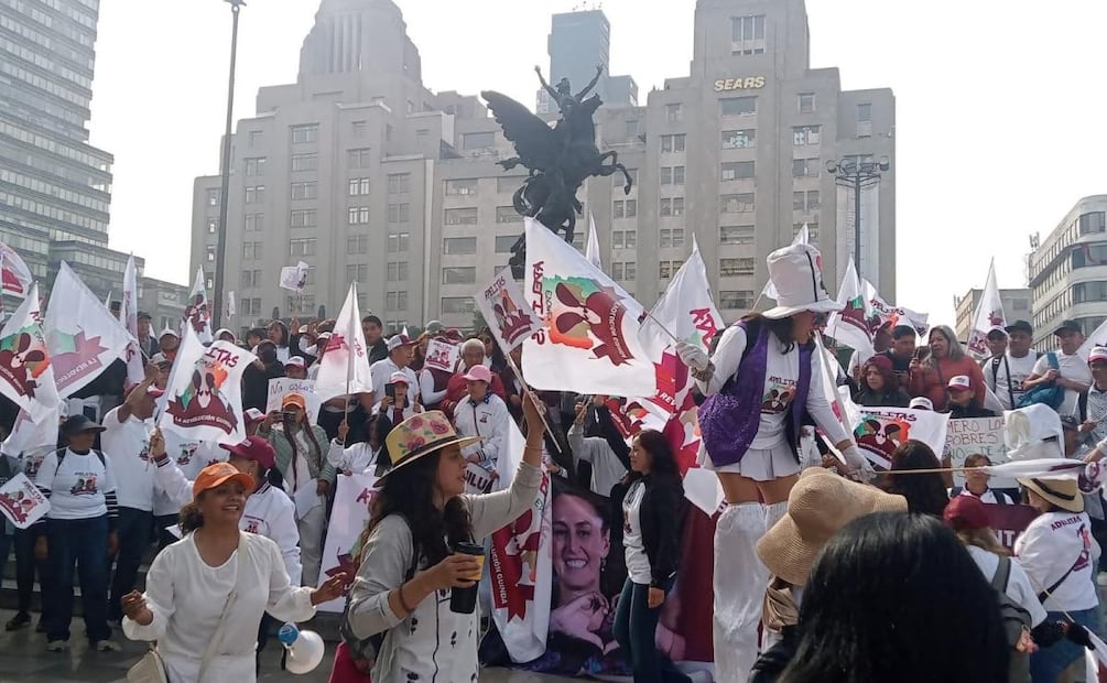 Resurgen "Las Adelitas", colectivo de mujeres que respaldan a Sheinbaum en el Edomex (06/03/2026). Foto: Especial