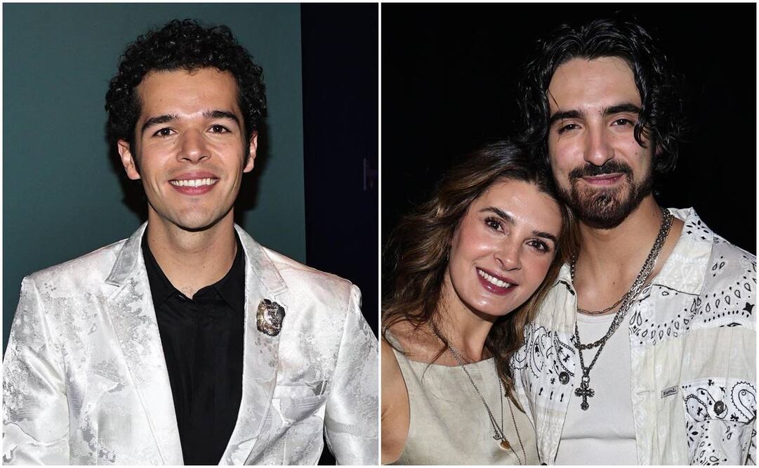 Eduardo Zucchi y Mayrin Villanueva junto con su hijo Sebastián Poza. 
Foto: Clasos.