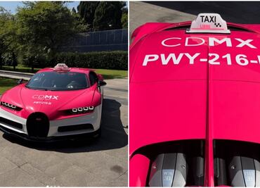 "México superando a la IA": transforman un Bugatti en taxi y causa furor en TikTok