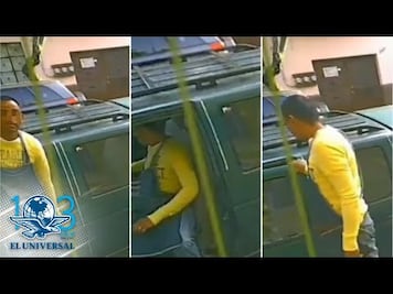 Captan a sujeto que abre camioneta para presuntamente robarse objetos en Azcapotzalco