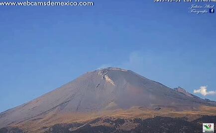 El volcán Popocatépetl cumple 23 años en actividad eruptiva