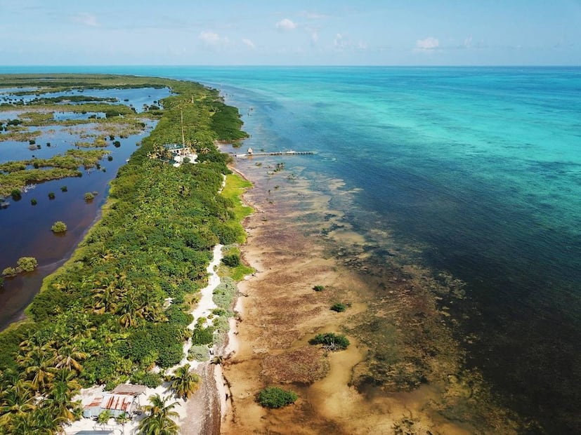 Banco Chinchorro, en Mahahual, es un atolón que forma parte del Arrecife Mesoamericano. Fotos: Pepe Dive Mahahual