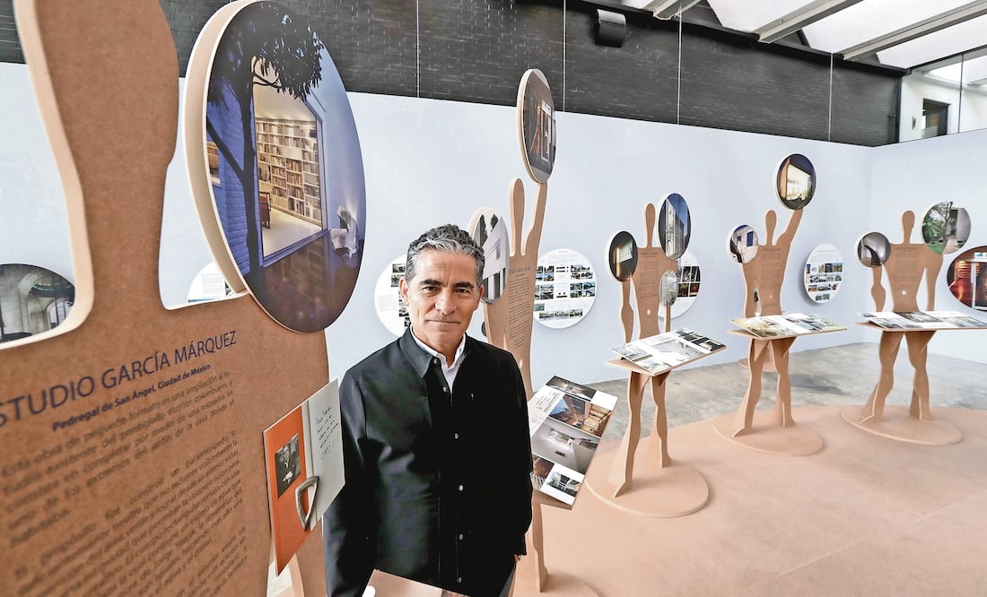 La exposición de Leal muestra su trabajo como arquitecto y urbanista. (LUIS CORTÉS. EL UNIVERSAL)