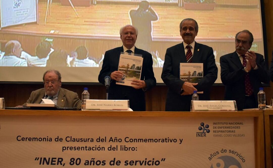 Narro Robles encabezó la presentación del libro: Instituto Nacional de Enfermedades Respiratorias “Ismael Cosío Villegas”, 80 años de servicio. ¡Comprometidos con tu salud!. /Especial