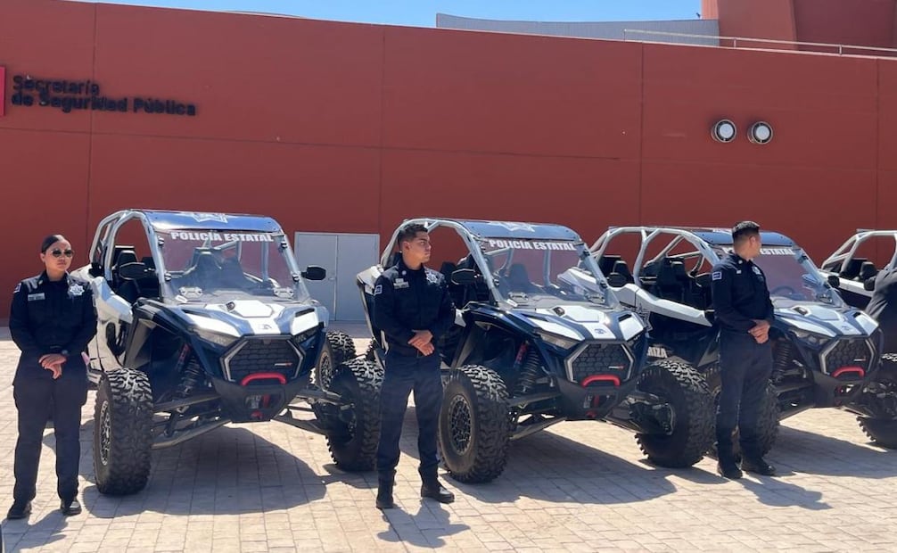 La embajada de Estados Unidos en México informó que se entregaron camionetas y vehículos todo terreno en Sonora para la seguridad fronteriza. Foto: Especial