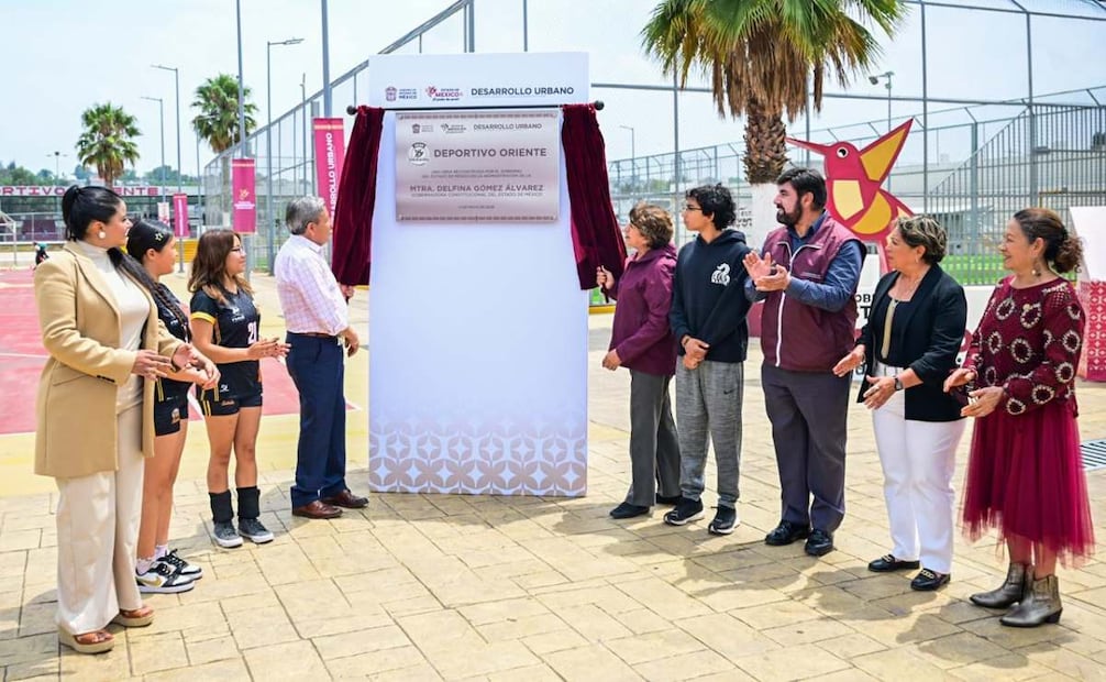 Tultepec estrena Deportivo Oriente rehabilitado con 17 mdp; beneficiará a 3 mil usuarios.
Foto: Especial.
