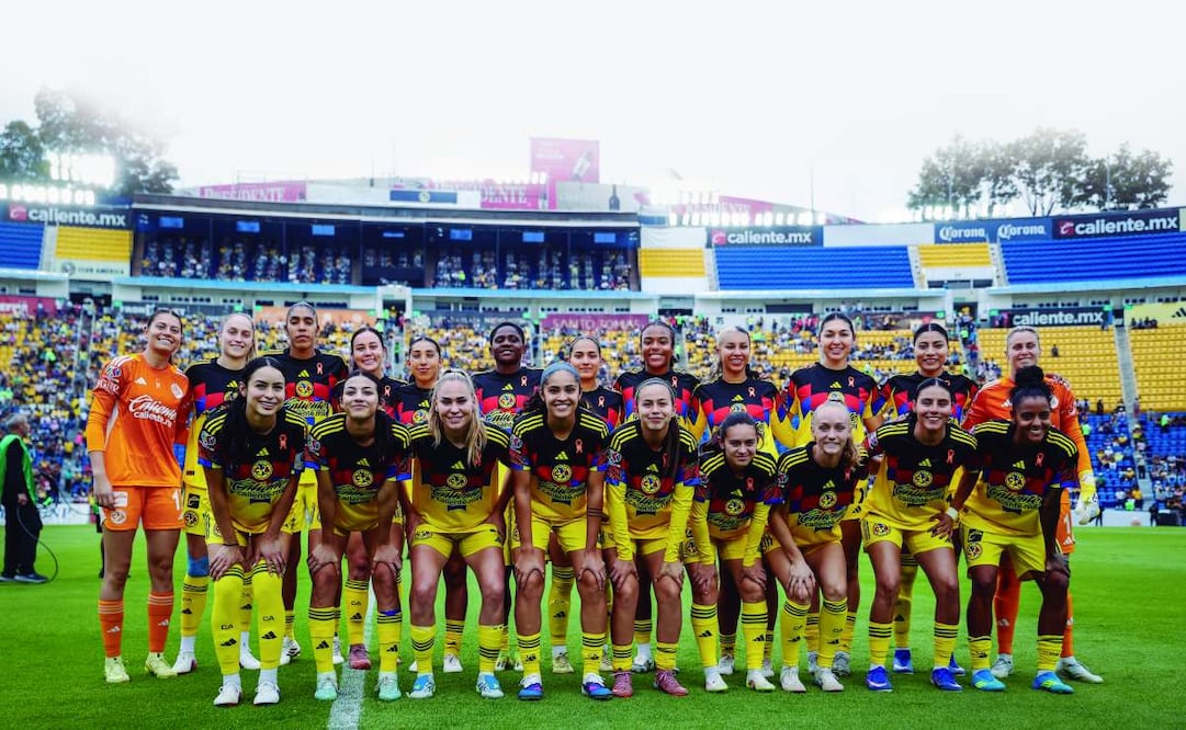 Hay esperanza de que estas Águilas puedan remontar el marcador. Foto: CLUB AMÉRICA FEMENIL