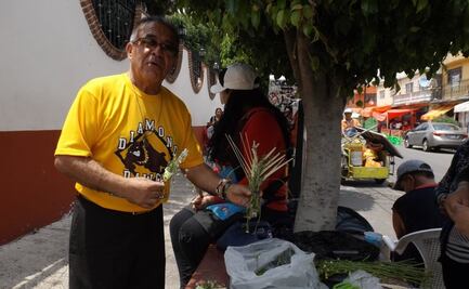 “Este Domingo de Ramos ha sido el más triste sin gente con sus palmas”