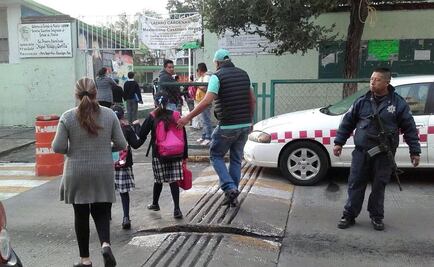 Vigilan 15 mil policías regreso a clases en el Edomex