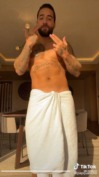 Captan a Maluma como al tigre de Santa Julia en fiesta de Halloween