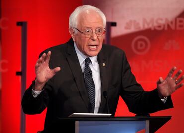 Afirma Sanders que puede trabajar con corporaciones