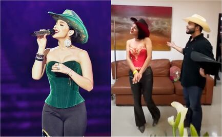 Como Belinda, Ángela Aguilar también tiene una imitadora ¡Son idénticas! 