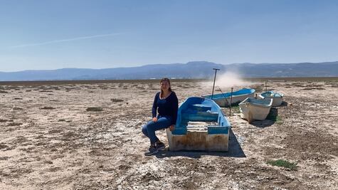 Lago de Cuitzeo, un cementerio de lanchas