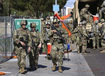 Regresan a sus bases tropas desplegadas en Washington para controlar protestas