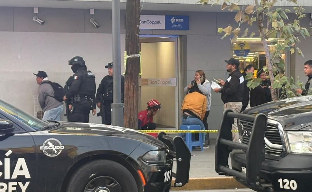 Policías acordonan la zona de los hechos (05/02/2026). Foto: Especial