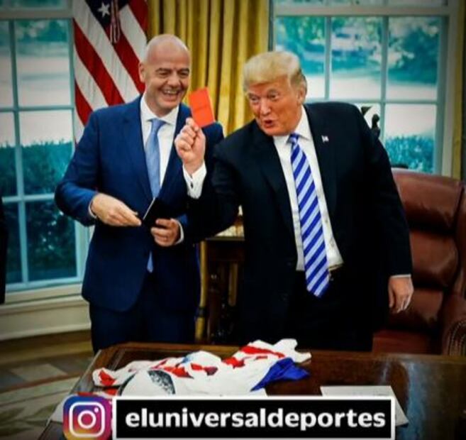 ¿Para qué se reunió Infantino con Trump?