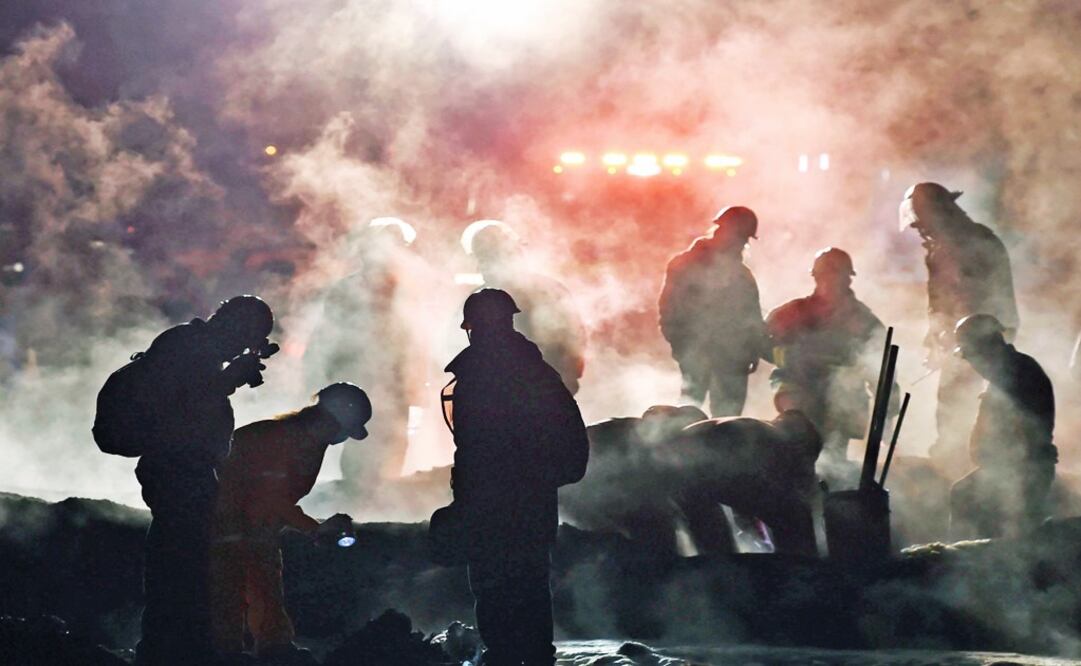 An explosion took place in Tlahuelilpan last Friday - Photo: Alfredo Estrella/AFP