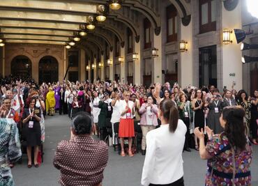 Sheinbaum encabeza Conferencia Mundial de Mujeres Parlamentarias; tras elección judicial, habrá paridad en todo el PJF