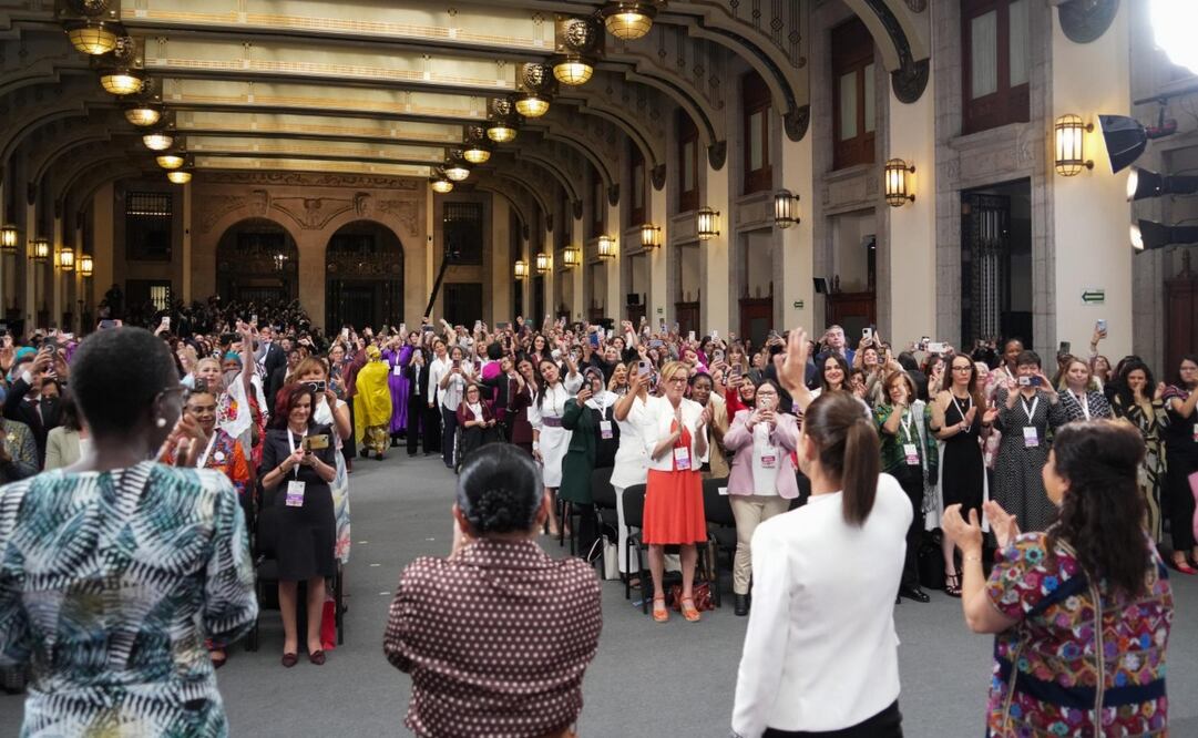 Sheinbaum encabeza Conferencia Mundial de Mujeres Parlamentarias. Foto: Presidencia