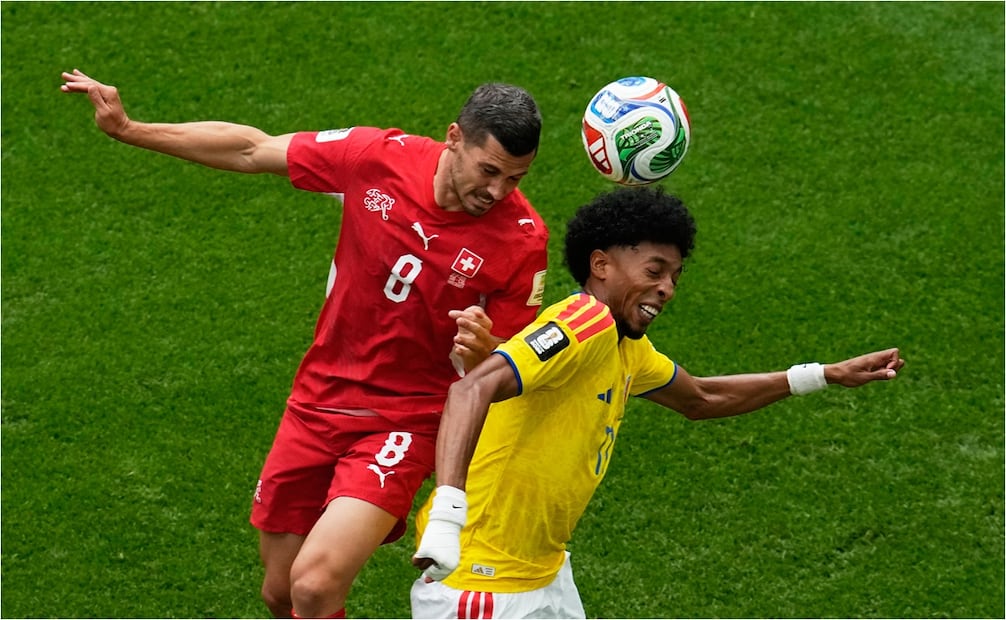 FOTO: AP - COLOMBIA VS SUIZA