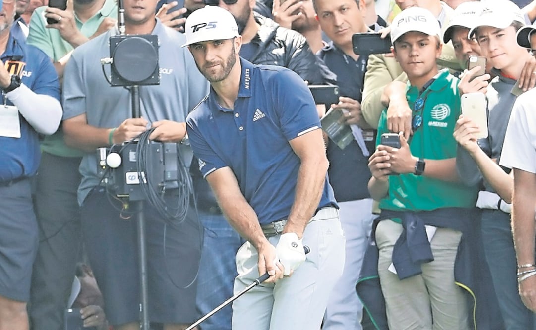 Johnson se repuso en la recta final, tras bogeys en hoyos 12 y 13. (LUIS CORTÉS. EL UNIVERSAL)