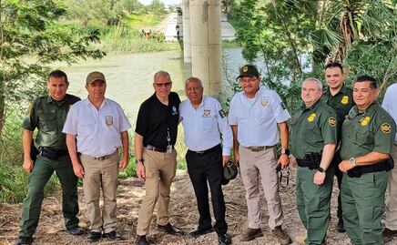 Recorren comisionado del INM y su homólogo de EU puntos fronterizos estratégicos