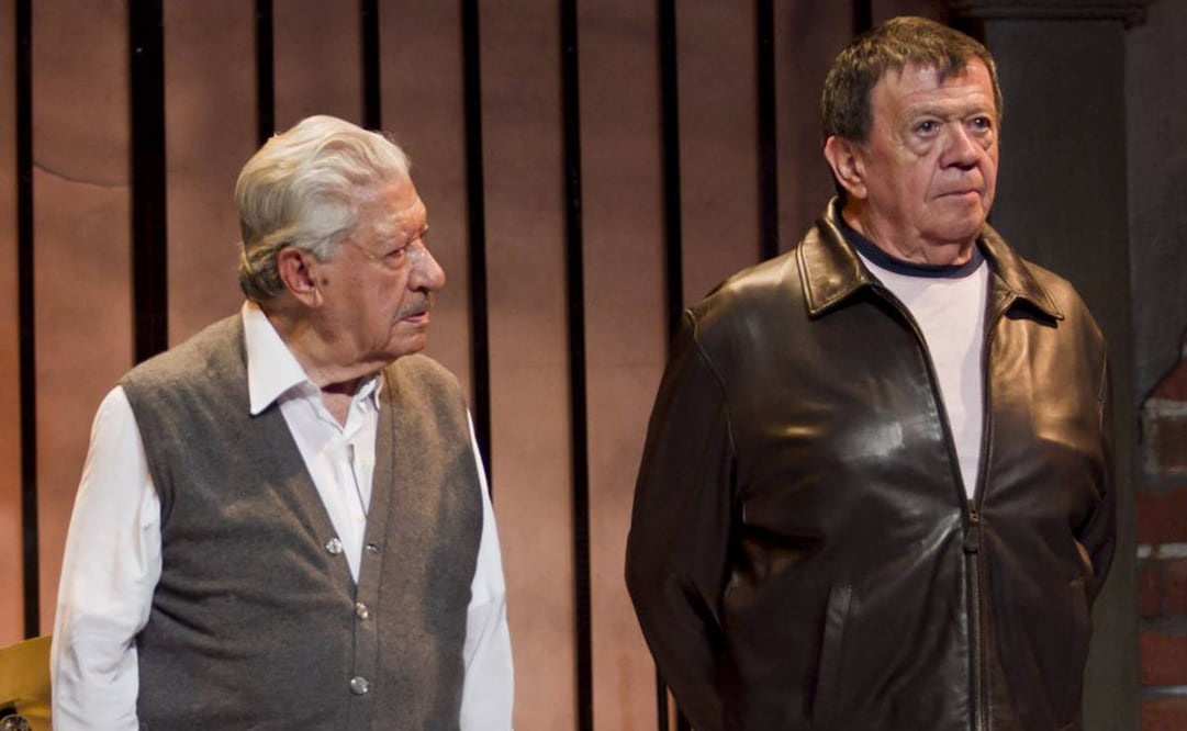 Ignacio López Tarso y Chabelo en "Aeroplanos". Foto: Clasos.