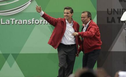 Llega Peña Nieto a reunión con priístas