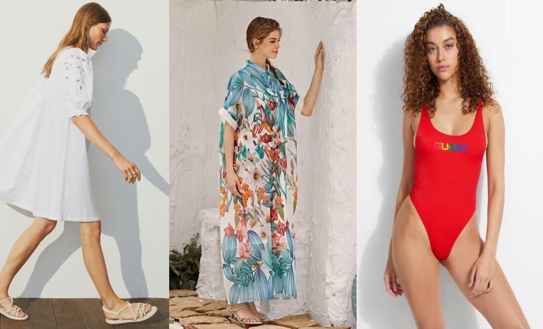 Con estas prendas siempre te verás espectacular en la época más calurosa del año / Foto: H&M, Shein, Guess