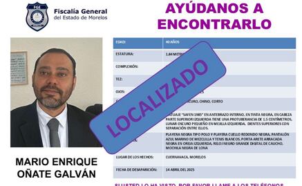 Localizan a director de Consejería Jurídica de Morelos; aseguran que él mismo regresó a su residencia