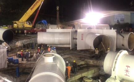 Conagua realiza trabajos de mantenimiento en planta Berros, en Edomex