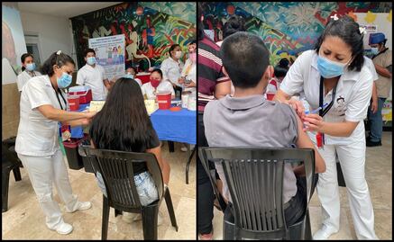 Inicia vacunación de menores de 12 a 17 años con enfermedades crónicas en Tabasco