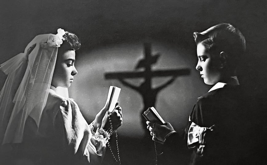 María Luisa y Mario Lavista en su Primera
Comunión. Foto: Cortesía Paulina Lavista