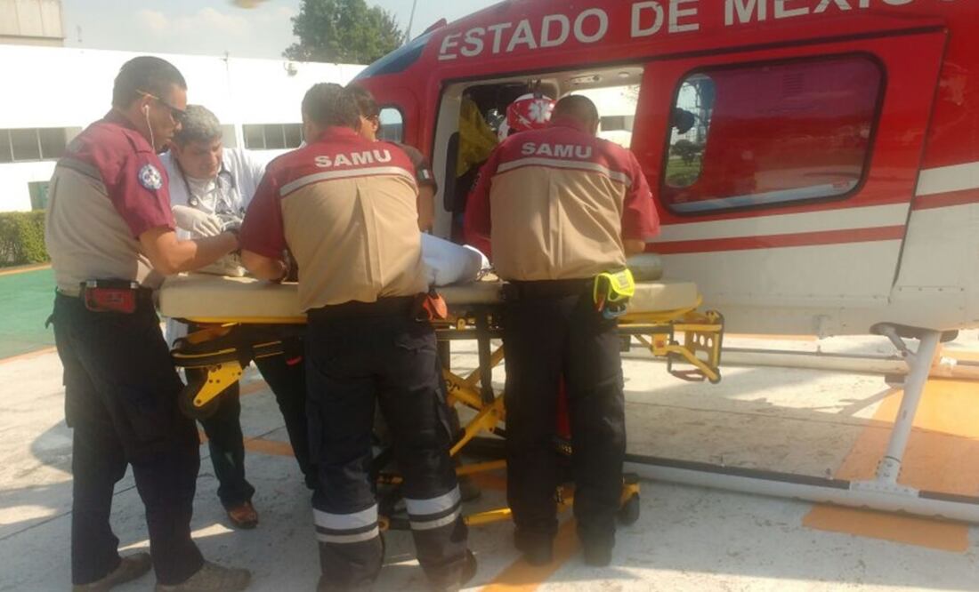 La menor fue llevada a un hospital de la Ciudad de México en helicóptero. Foto: Archivo