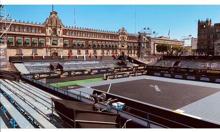Adelantan final de Baseball5 en el Zócalo para que no interfiera con marcha del INE