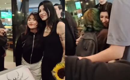 Cazzu se deja consentir por sus fans mexicanos; así la recibieron a su llegada a la CDMX