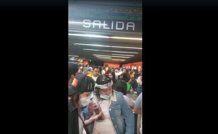 Desalojan por "seguridad" vagón de estación Chabacano del Metro 