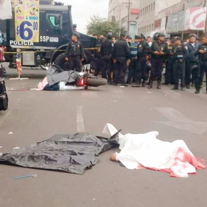 Ajustes de cuentas. En Cuauhtémoc fueron asesinadas seis personas en Tepito, supuestamente relacionadas al narcomenudeo. (SSP CDMX)