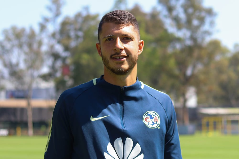 Imago7. Guido Rodríguez durante la zona mixta en Coapa