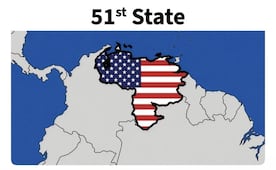 Trump comparte imagen de Venezuela como estado 51 de EU; dice que el país aún no está "preparado" para celebrar elecciones